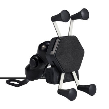 تصویر  پایه نگهدارنده گوشی موبایل  مدل موتورسیکلت