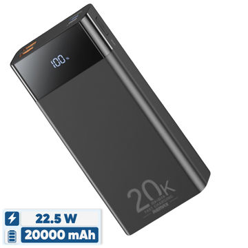 تصویر  پاوربانک 22.5 وات ریمکس مدل RPP-450 22.5W ظرفیت 20000 میلی آمپر ساعت
