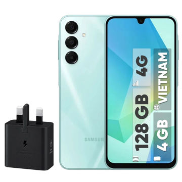 تصویر  گوشی موبایل سامسونگ مدل Galaxy A16 4G دو سیم کارت ظرفیت 128 گیگابایت و رم 4 گیگابایت - ویتنام - به همراه شارژر 25 وات سامسونگ