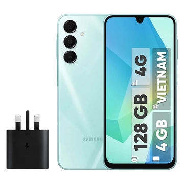 تصویر  گوشی موبایل سامسونگ مدل Galaxy A16 4G دو سیم کارت ظرفیت 128 گیگابایت و رم 4 گیگابایت - ویتنام - به همراه شارژر 25 وات سامسونگ