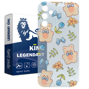 تصویر  کاور لاین کینگ مدل اخبار خرس پاپیون مناسب برای گوشی موبایل سامسونگ Galaxy A24