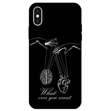 تصویر  کاور مگافون طرح فکر و احساس مدل 1899 مناسب برای گوشی موبایل اپل iPhone X / XS                 