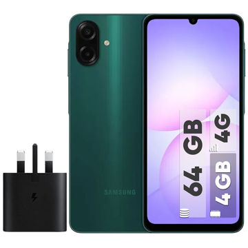 تصویر  گوشی موبایل سامسونگ مدل Galaxy A07 دو سیم کارت ظرفیت 64 گیگابایت و رم 4 گیگابایت به همراه شارژر 25 وات سامسونگ 