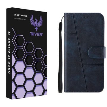 تصویر  کیف کلاسوری ریون مدل SAT مناسب برای گوشی موبایل سامسونگ Galaxy A23 به همراه به بند آویز