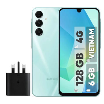 تصویر  گوشی موبایل سامسونگ مدل Galaxy A16 4G دو سیم کارت ظرفیت 128 گیگابایت و رم 6 گیگابایت - ویتنام - به همراه شارژر 25 وات سامسونگ
