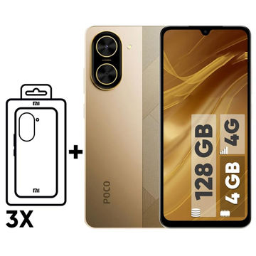 تصویر  گوشی شیائومی Poco C71 دو سیم کارت 128 گیگابایت و رم 4 گیگابایت - به همراه سه عدد قاب