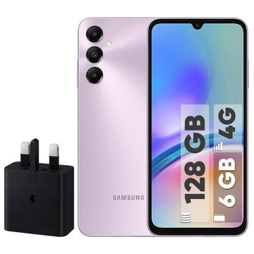 تصویر  گوشی موبایل سامسونگ مدل Galaxy A05s دو سیم کارت ظرفیت 128 گیگابایت و رم 6 گیگابایت به همراه شارژر 15وات سامسونگ