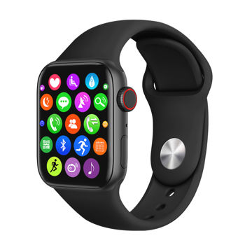 تصویر  ساعت هوشمند مدل C60 Pro صفحه نمایش رنگی و لمسی، کنترل موسیقی، مکالمه از طریق بلوتوث، پشتیبانی از زبان فارسی و قابلیت تغییر تم ساعت بند سیلیکونی