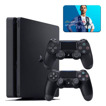 تصویر  کنسول بازی سونی مدل Playstation 4 Slim ریجن 2 کد CUH-2216B ظرفیت 1 ترابایت به همراه 20 عدد بازی 