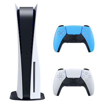 تصویر  کنسول بازی سونی مدل PlayStation 5 ظرفیت 825 گیگابایت ریجن 1216A اروپا به همراه دسته اضافی