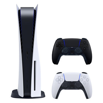 تصویر  کنسول بازی سونی مدل PlayStation 5 ظرفیت 825 گیگابایت ریجن آسیا 1200 به همراه دسته اضافی و کارت طلایی اشتراک نصب بازی 