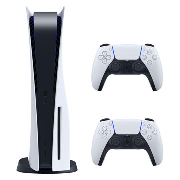 تصویر  کنسول بازی سونی مدل PlayStation 5 ظرفیت 825 گیگابایت ریجن اروپا 1216A به همراه دسته اضافه