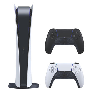 تصویر  کنسول بازی سونی مدل PlayStation 5 Digital Edition ظرفیت 825 گیگابایت به همراه دسته اضافی