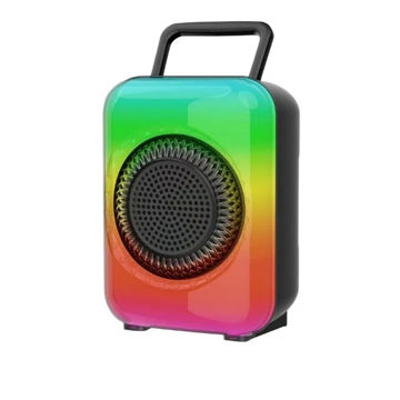 تصویر  اسپیکر بلوتوثی قابل حمل مدل GTS-1867 با rgb