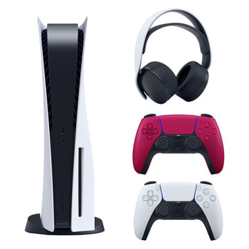 تصویر  کنسول بازی سونی مدل PlayStation 5 ظرفیت 825 گیگابایت ریجن 1218 آسیا به همراه دسته اضافی و هدست
