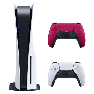 تصویر  کنسول بازی سونی مدل PlayStation 5 ظرفیت 825 گیگابایت ریجن 1218 آسیا به همراه دسته اضافی