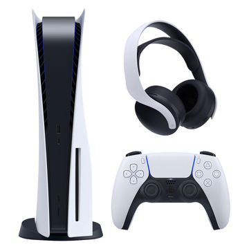 تصویر  کنسول بازی سونی مدل PlayStation 5 ظرفیت 825 گیگابایت ریجن 1218 آسیا به همراه هدست