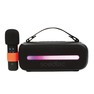 تصویر  اسپیکر بلوتوثی قابل حمل پرودو مدل Gala به همراه میکروفون