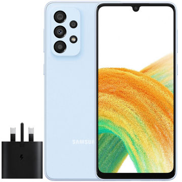 تصویر  گوشی موبایل سامسونگ مدل Galaxy A33 5G دو سیم کارت ظرفیت 128 گیگابایت و رم 8 گیگابایت به همراه شارژر سامسونگ - ویتنام