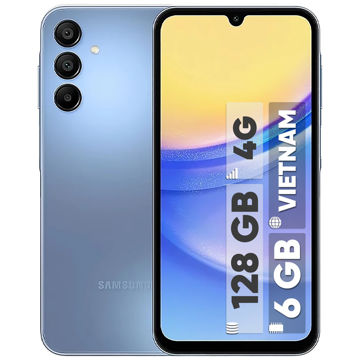 تصویر  گوشی موبایل سامسونگ مدل Galaxy A15 دو سیم کارت ظرفیت 128 گیگابایت و رم 6 گیگابایت به همراه شارژر 15 وات سامسونگ - ویتنام