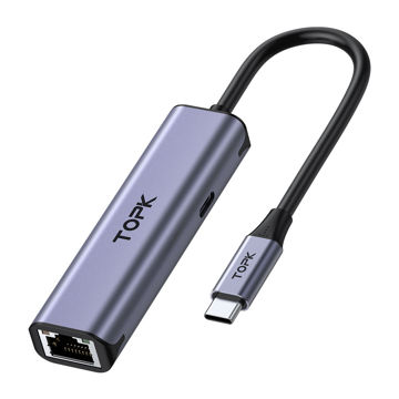 تصویر  مبدل USB-C به Ethernet تاپکی مدل LH21