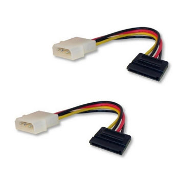 تصویر  کابل تبدیل برق 4 پین مدل 02 بسته 2 عددی