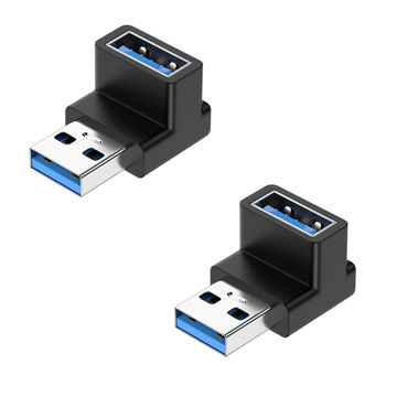 تصویر  مبدل USB 3.0 به USB 3.0 مدل OTG-UP بسته دو عددی