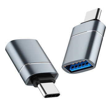 تصویر  مبدل USB OTG به USB-C مدل PM304 بسته دو عددی