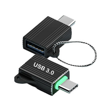 تصویر   مبدل USB-C OTG به USB 3.0 مدل PM-502 بسته دوعددی